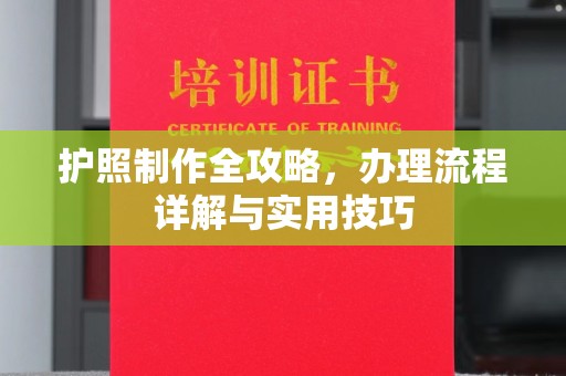 泸水护照制作全攻略，办理流程详解与实用技巧