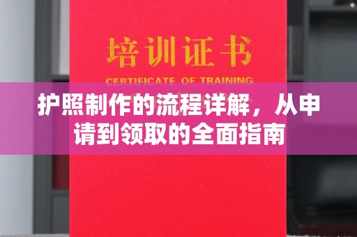 泸水护照制作的流程详解，从申请到领取的全面指南