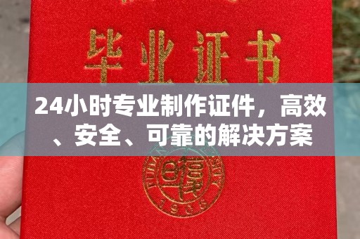 泸水24小时专业制作证件，高效、安全、可靠的解决方案