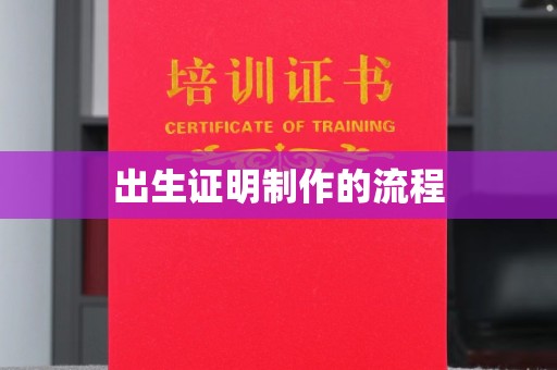泸水出生证明制作的流程
