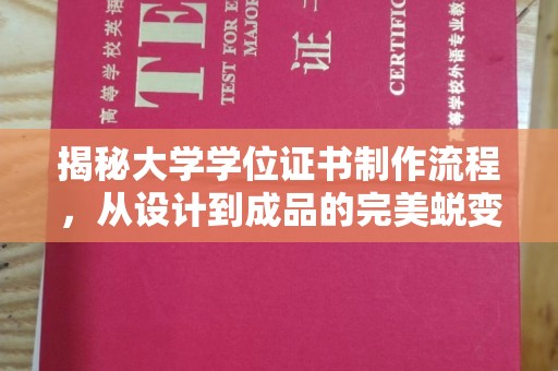 泸水揭秘大学学位证书制作流程，从设计到成品的完美蜕变