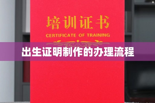 泸水出生证明制作的办理流程