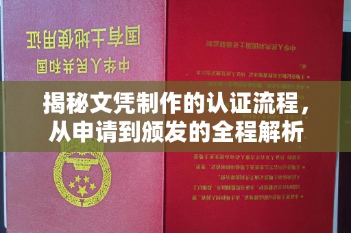泸水揭秘文凭制作的认证流程，从申请到颁发的全程解析