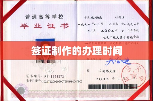 泸水签证制作的办理时间